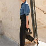 Jean Brandy - denim gris - Oraije Paris