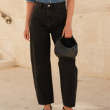 Jean Brandy - denim gris - Oraije Paris