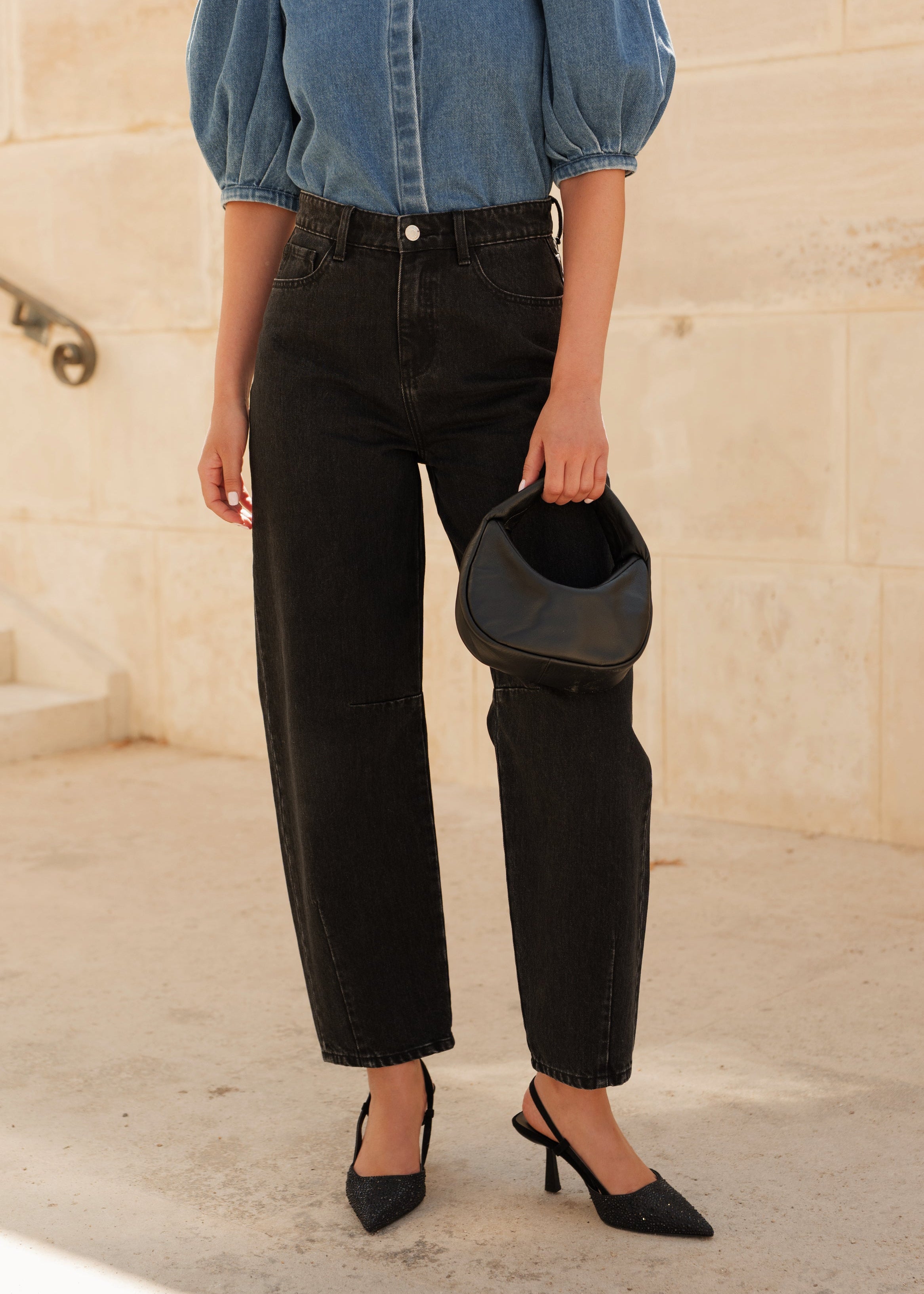 Jean Brandy - denim gris - Oraije Paris