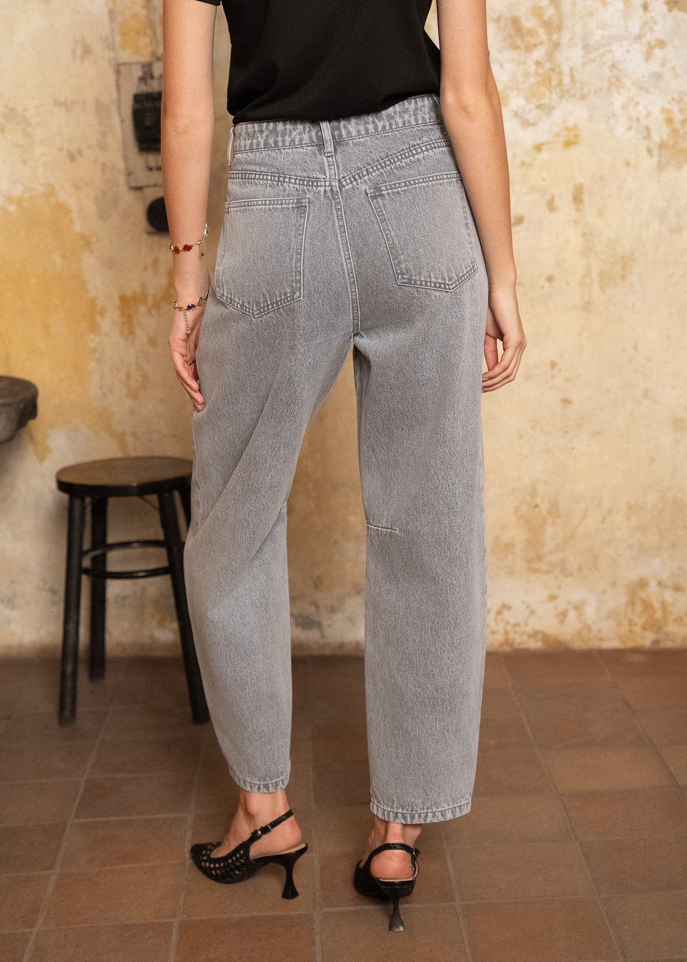 Jean Brandy - denim gris clair