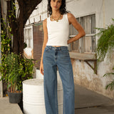 Jean Brune - denim stone