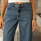 Jean Brune - denim stone