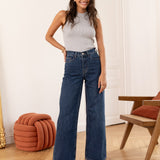 Jean Capucine - denim foncé