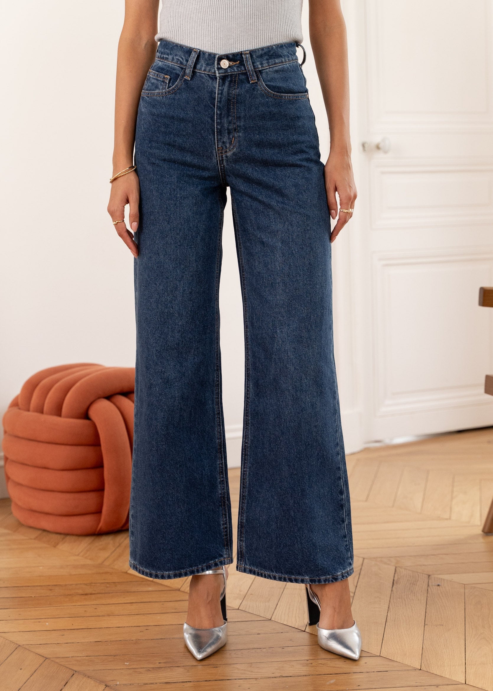 Jean Capucine - denim foncé