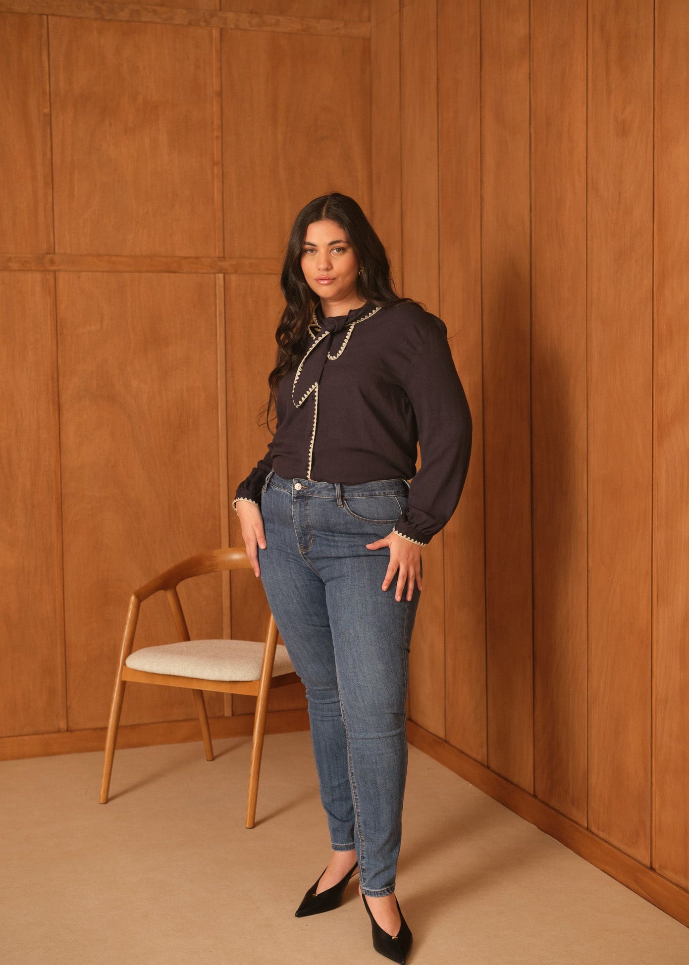 Jean Chloé Curvy - denim stone