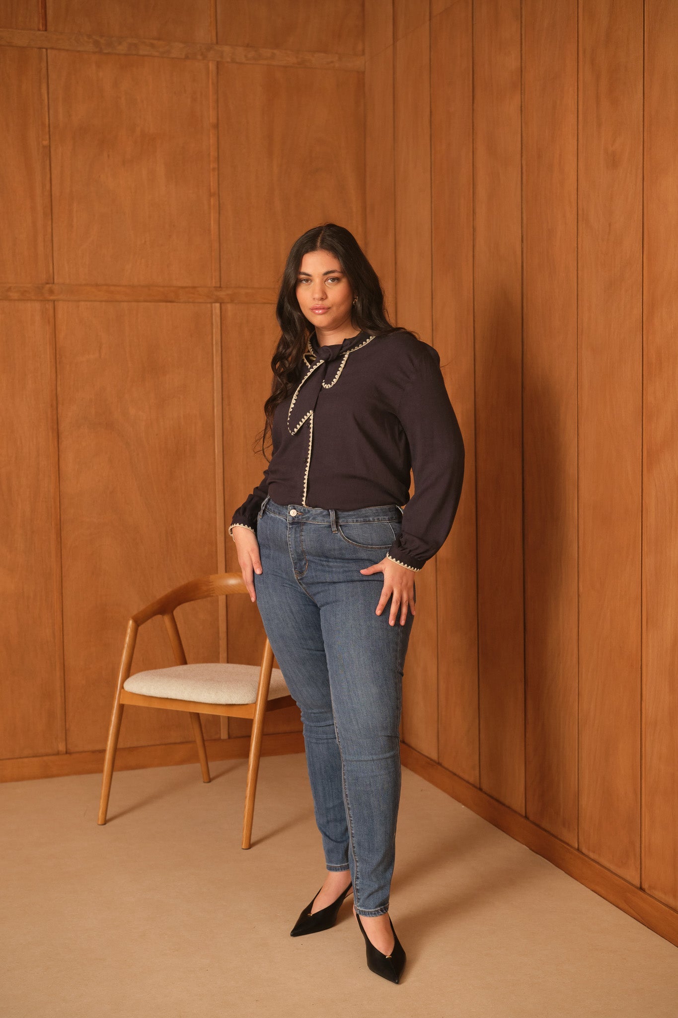 Jean Chloé Curvy - denim stone