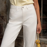 Jean Colombe - denim blanc