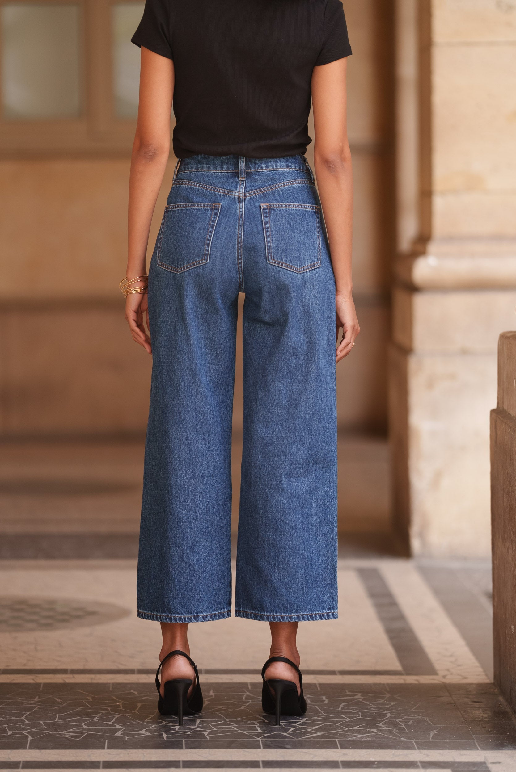 Jean Colombe - denim foncé - Oraije Paris