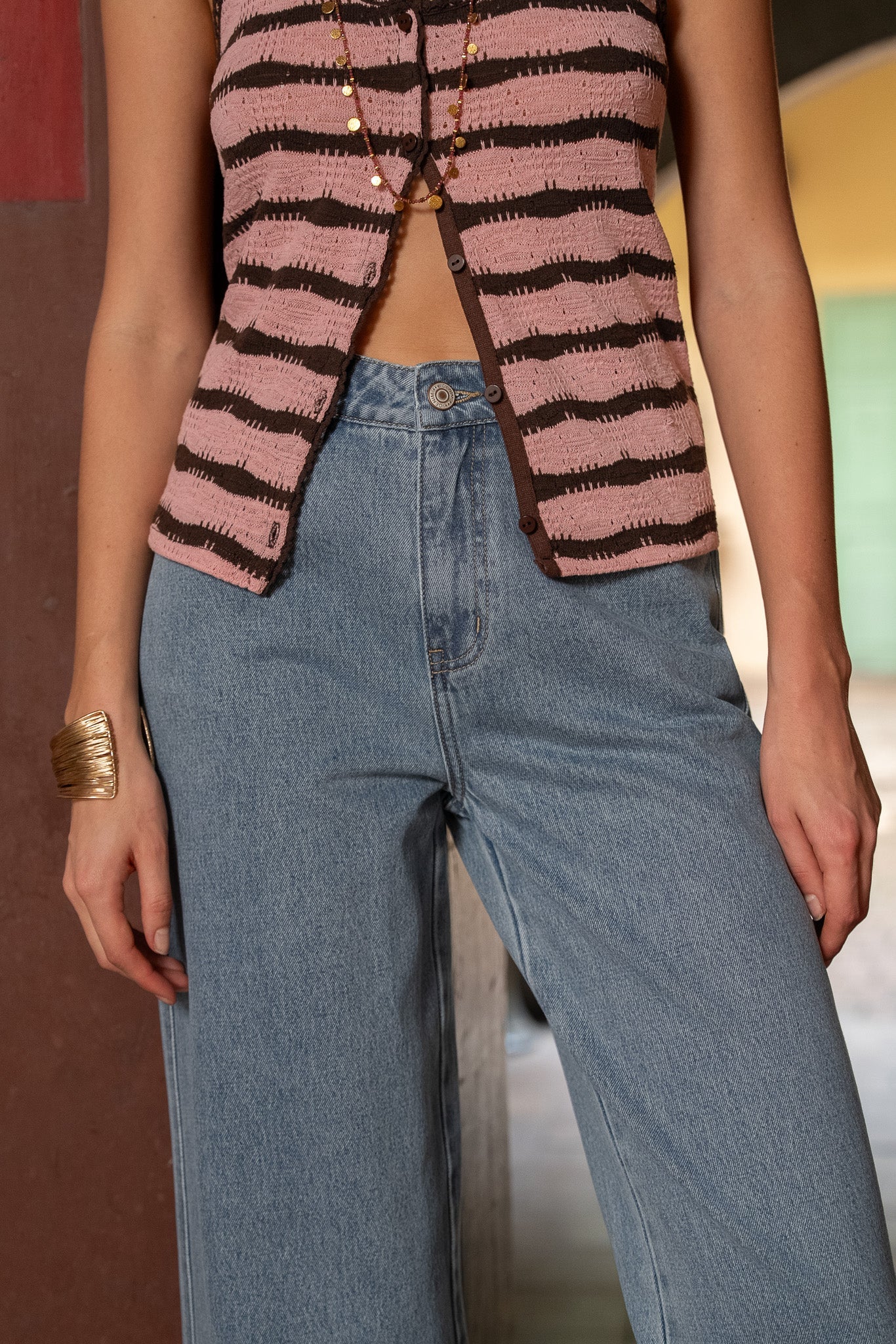 Jean Colombe - denim gris bleu