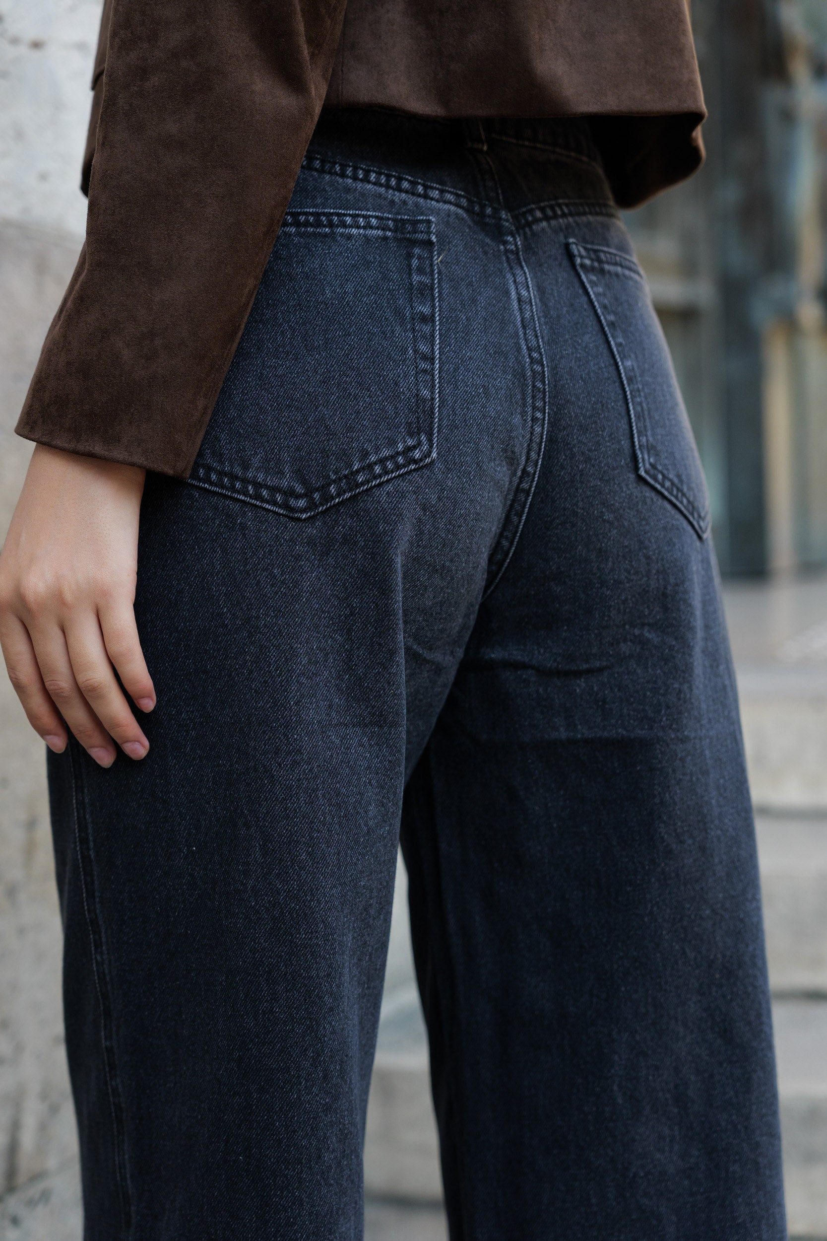 Jean Colombe - denim gris moyen