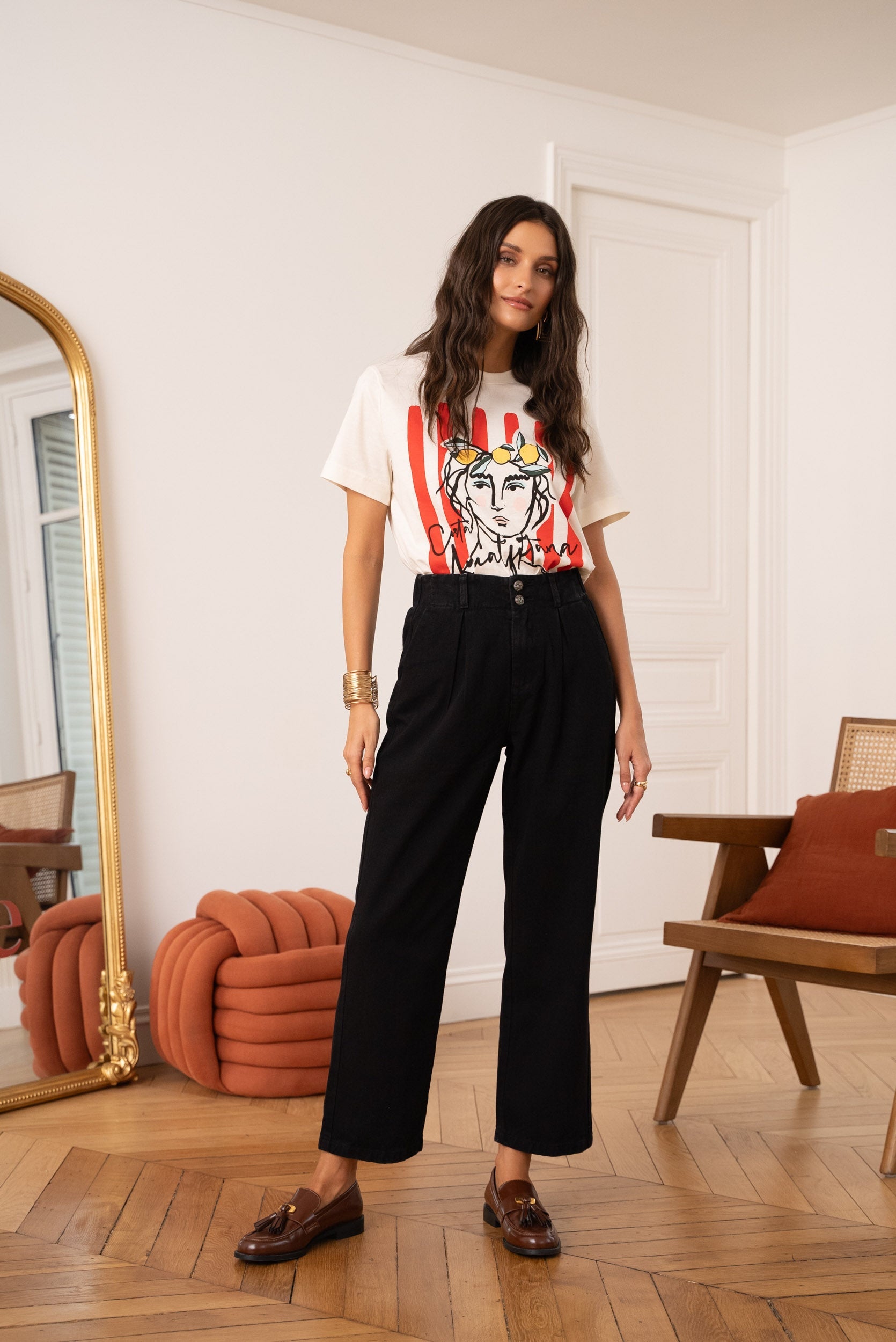 Jean Doriane - denim noir - Oraije Paris