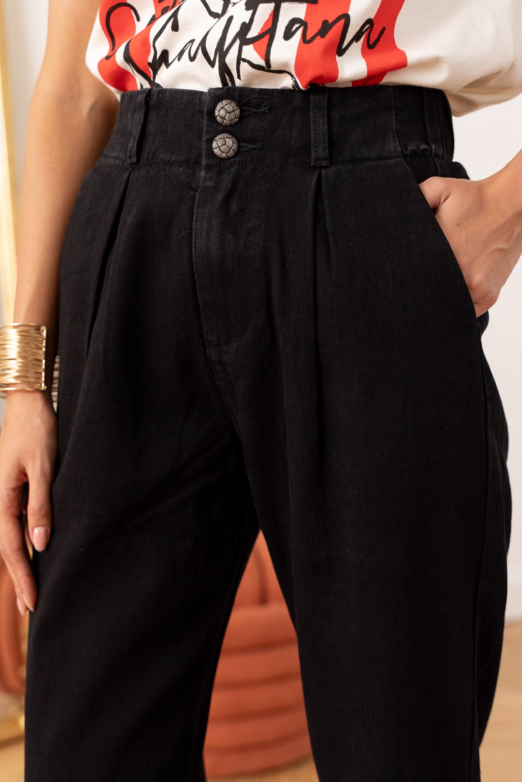 Jean Doriane - denim noir - Oraije Paris