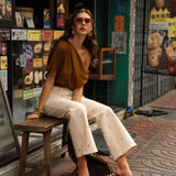 Jean Doris - denim beige naturel