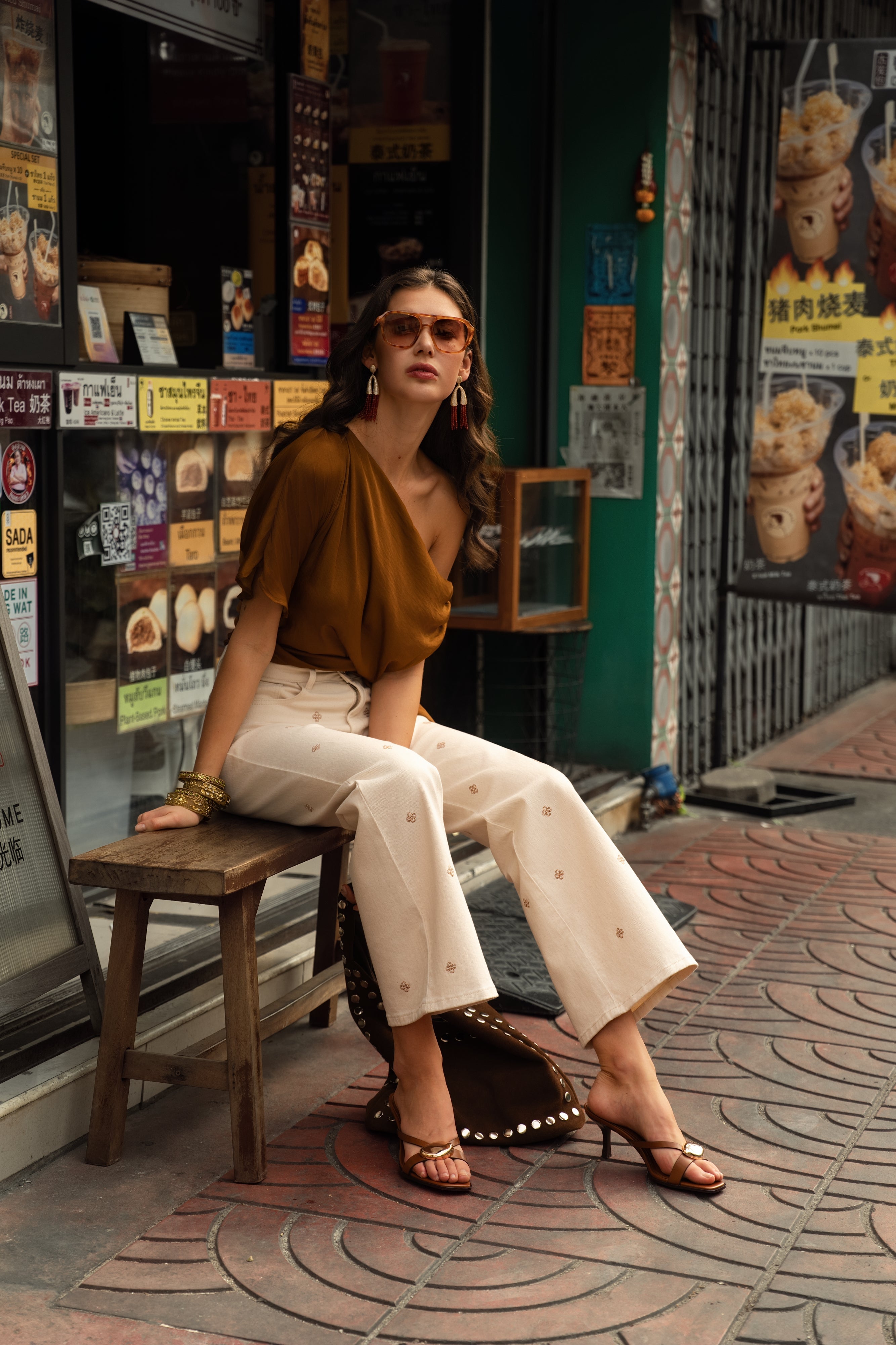 Jean Doris - denim beige naturel