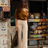 Jean Doris - denim beige naturel