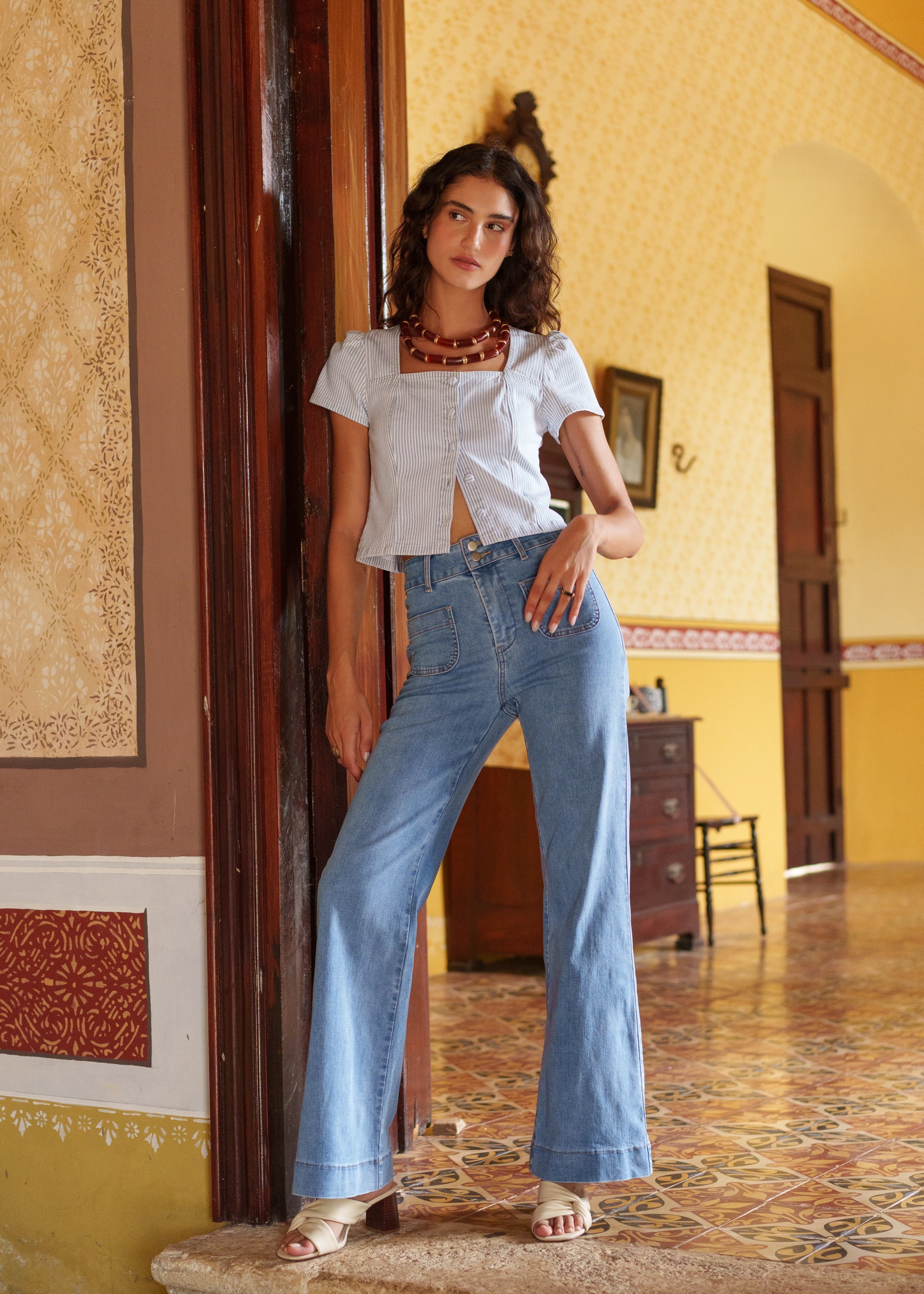 Jean Elena - denim bleu clair