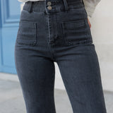 Jean Elena - denim gris moyen