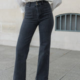 Jean Elena - denim gris moyen