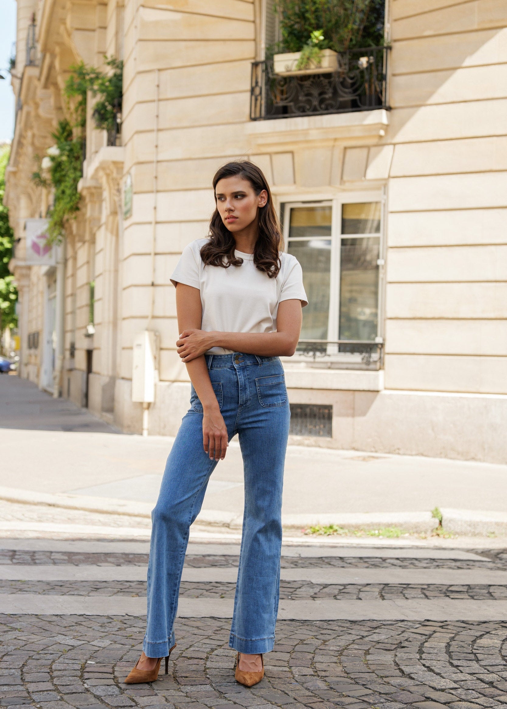 Jean Elena - denim stone