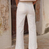 Jean Elenette - denim blanc taupe