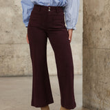 Jean Elenette - denim bordeaux - Oraije Paris