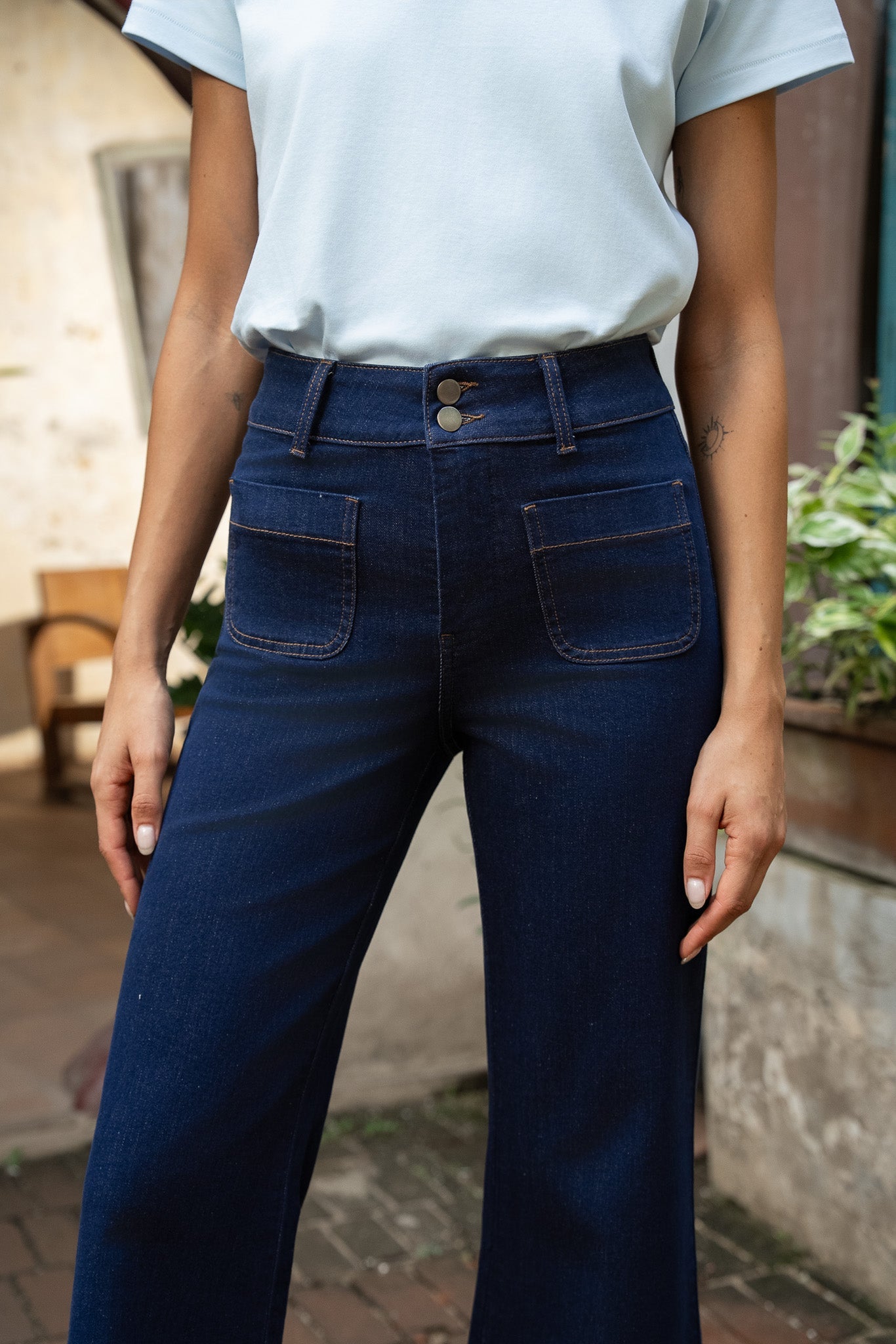 Jean Elenette - denim brut