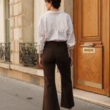 Jean Elenette - denim chocolat - Oraije Paris