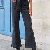 Jean Elenette - denim gris - Oraije Paris