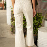 Jean Elenette - denim rayé naturel