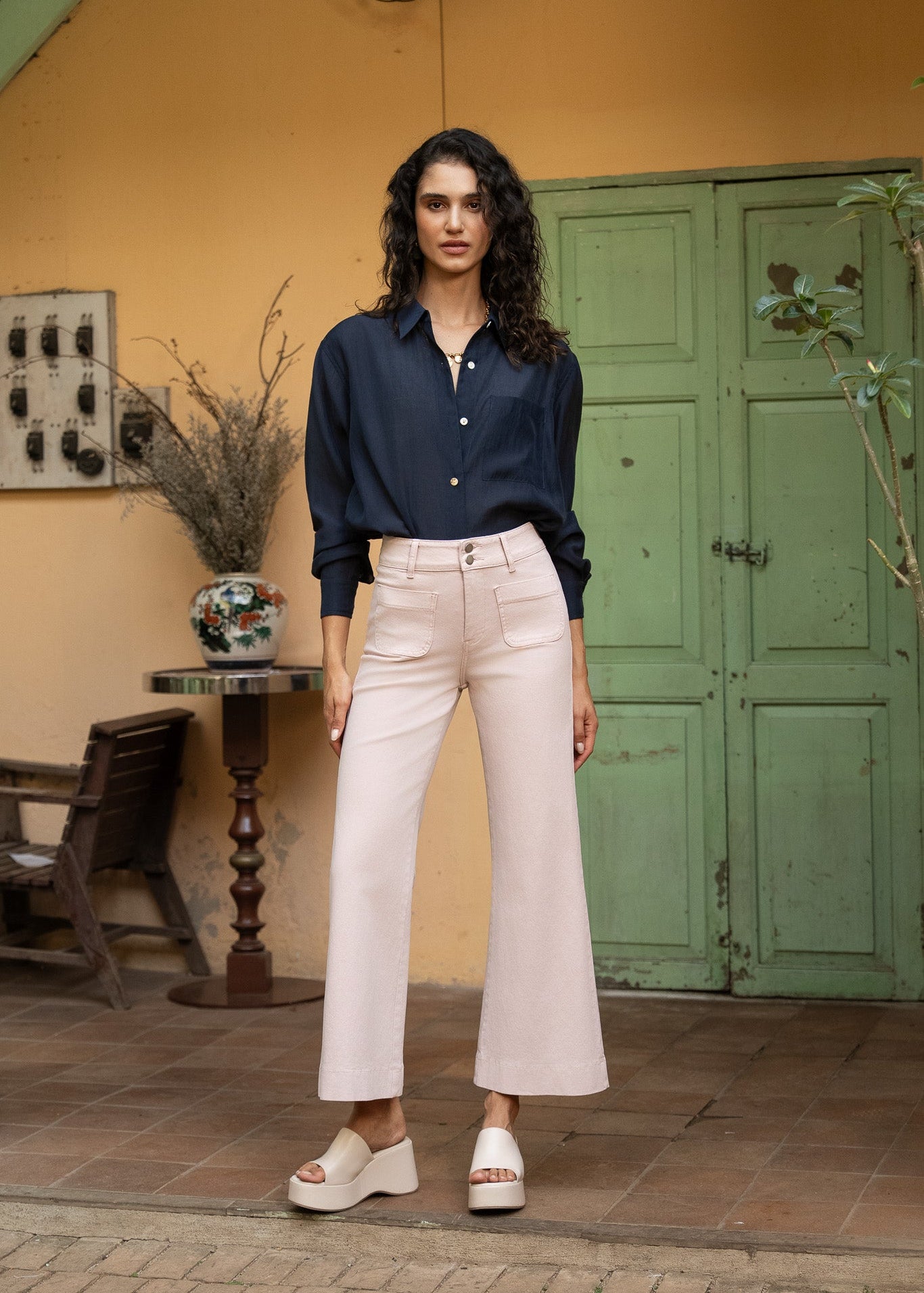 Jean Elenette - denim rose