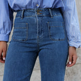 Jean Elenette - denim stone - Oraije Paris