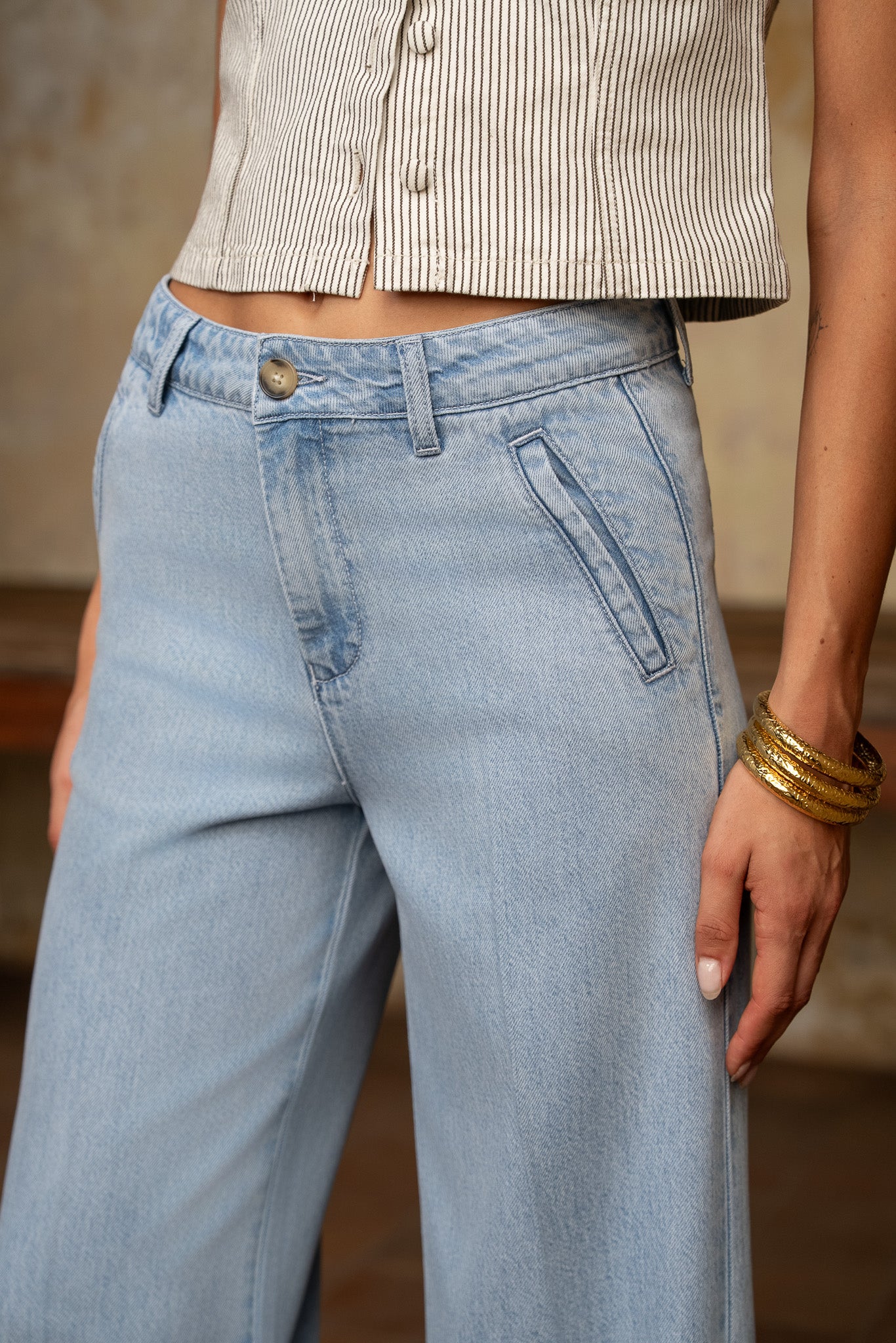 Jean Eleonore - denim bleu cair