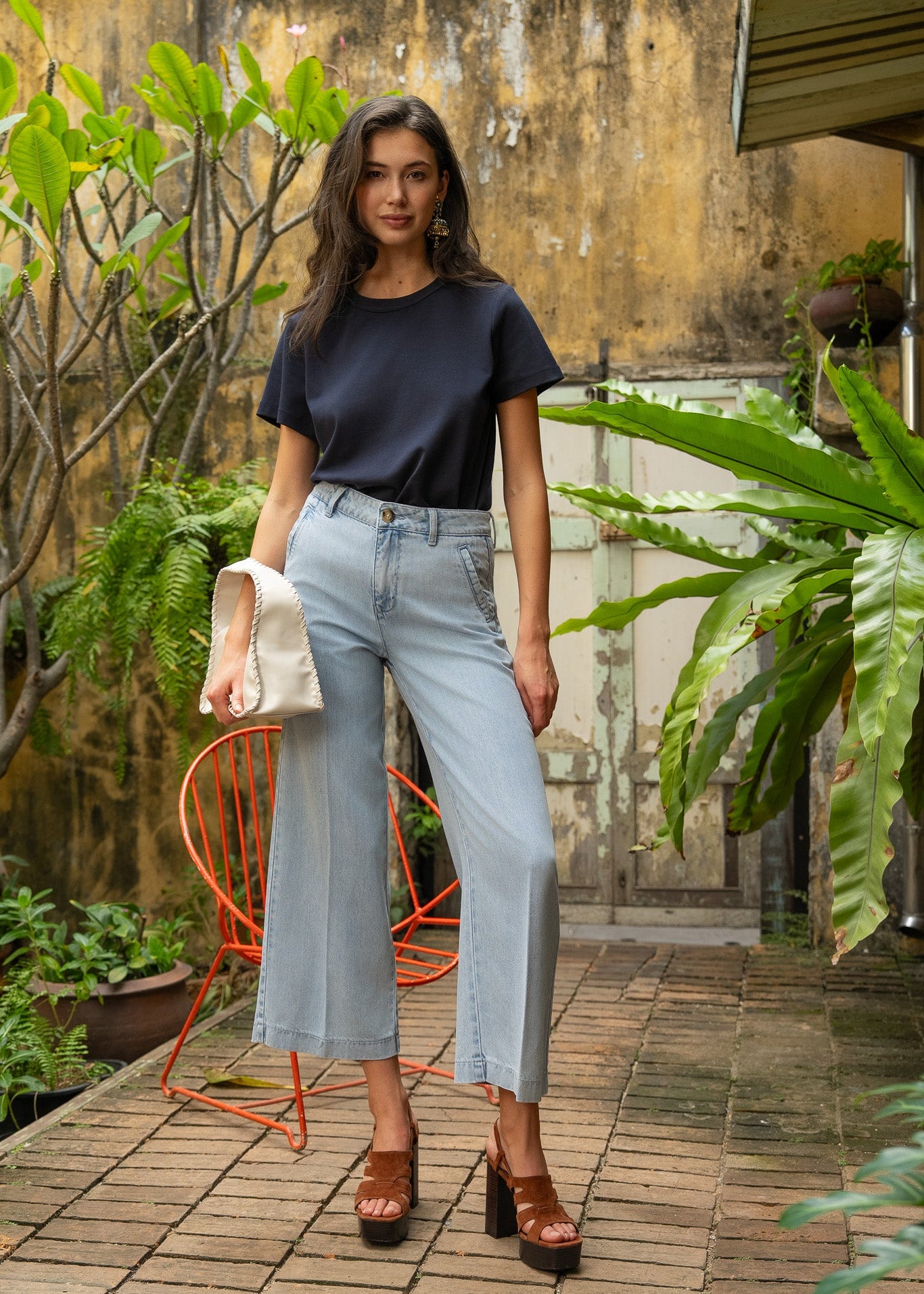 Jean Eleonorette - denim bleu clair