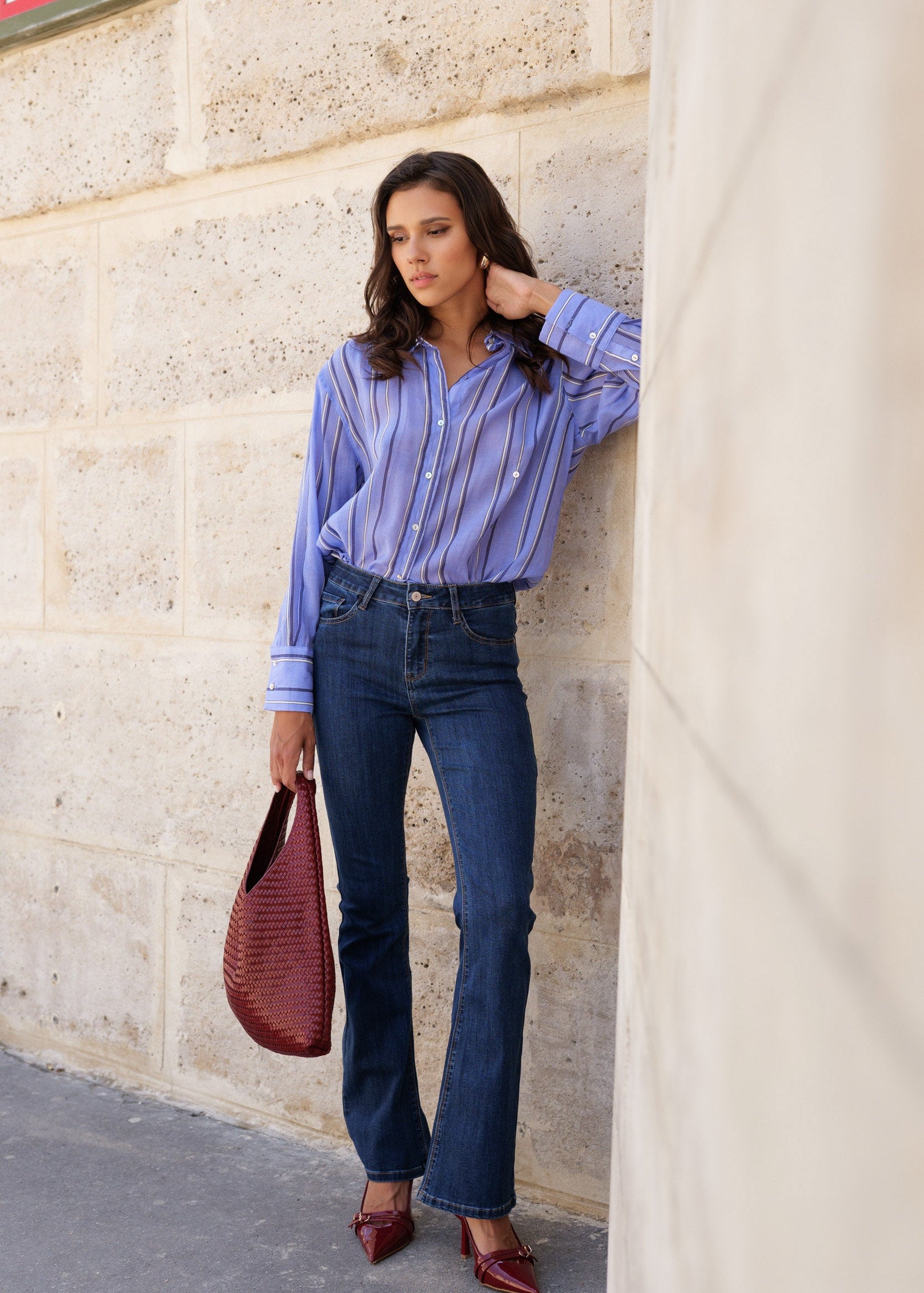 Jean Emma - denim foncé - Oraije Paris