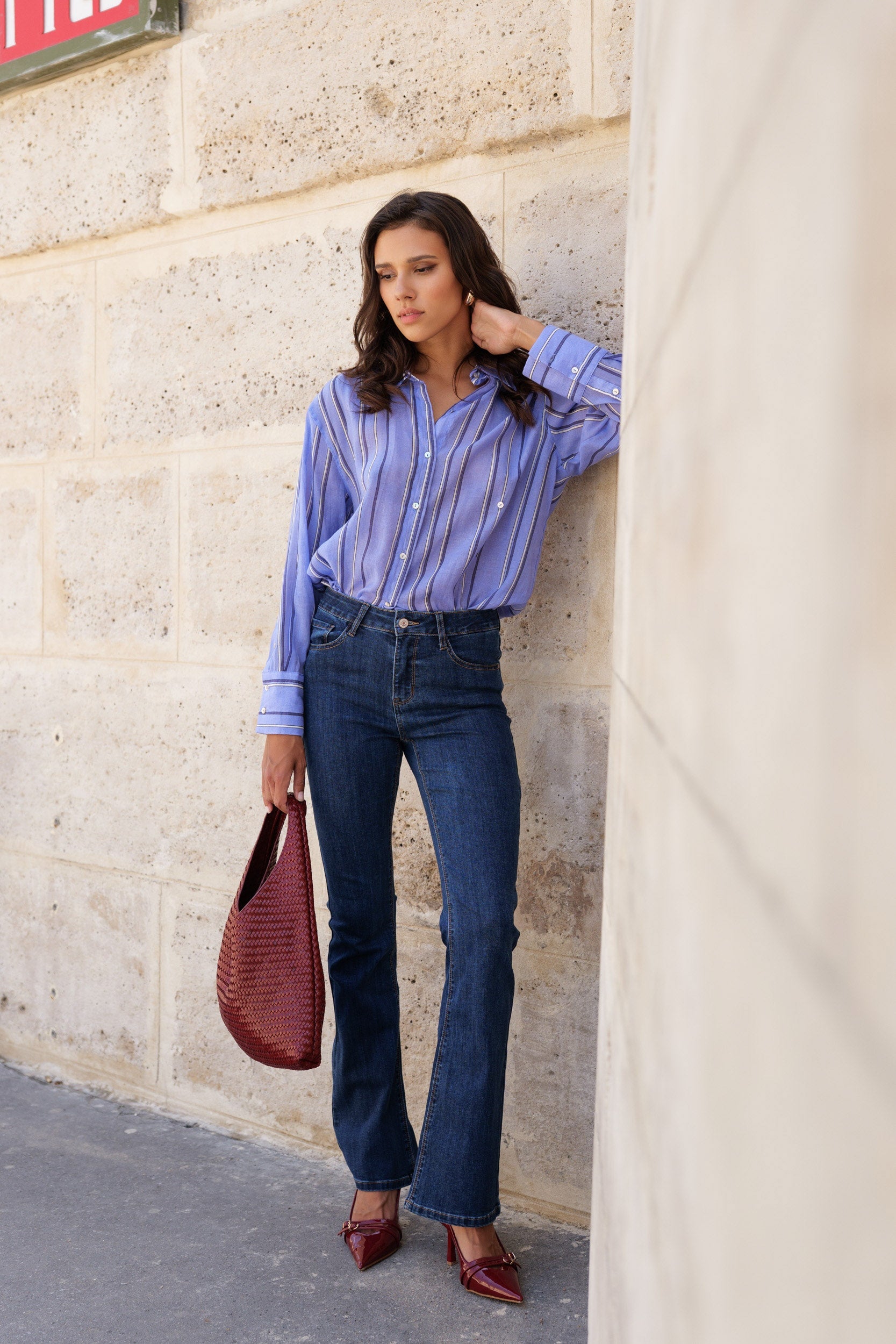 Jean Emma - denim foncé - Oraije Paris