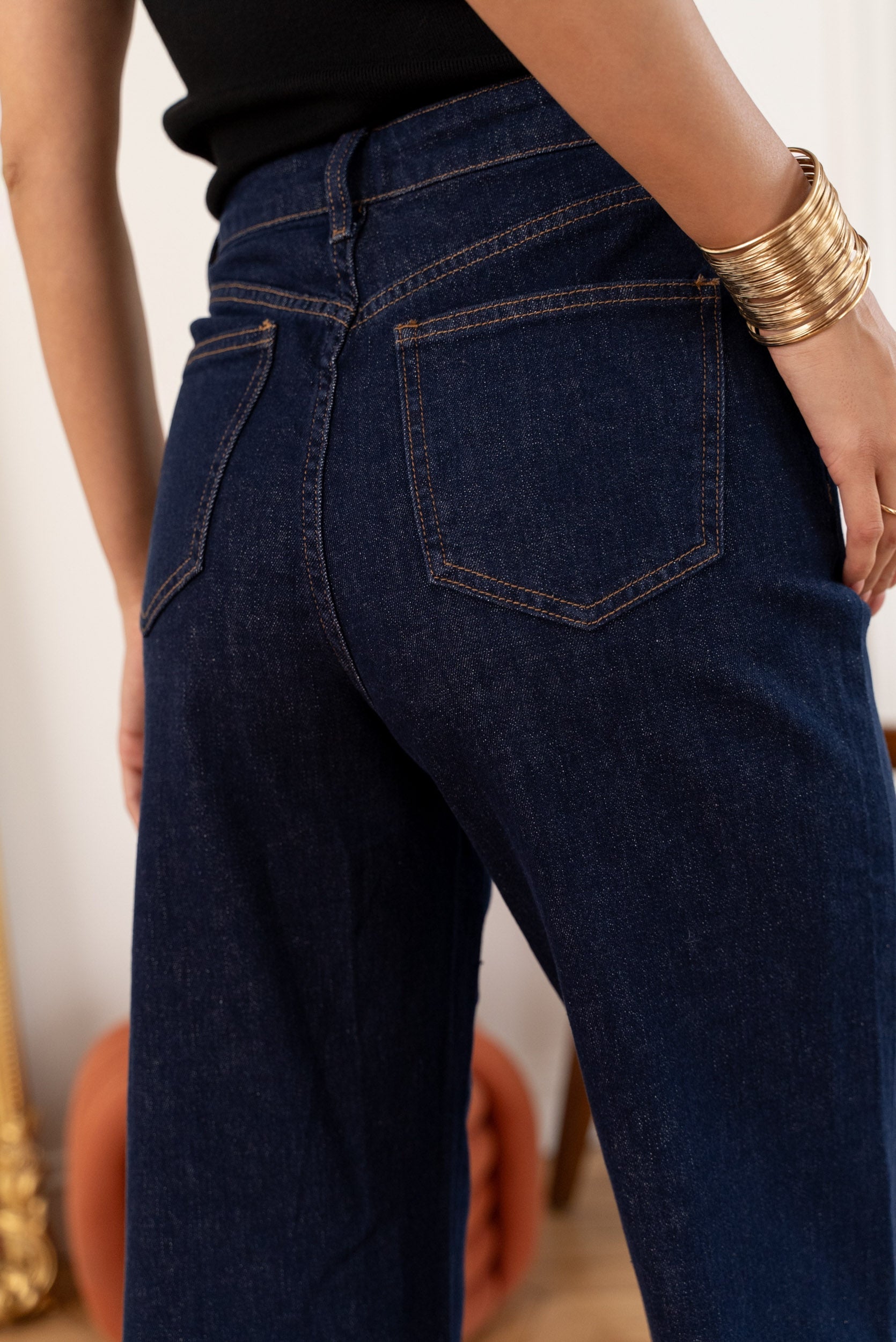 Jean Faustinette - denim brut
