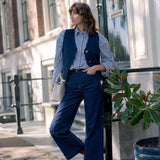 Jean Faustinette - denim brut