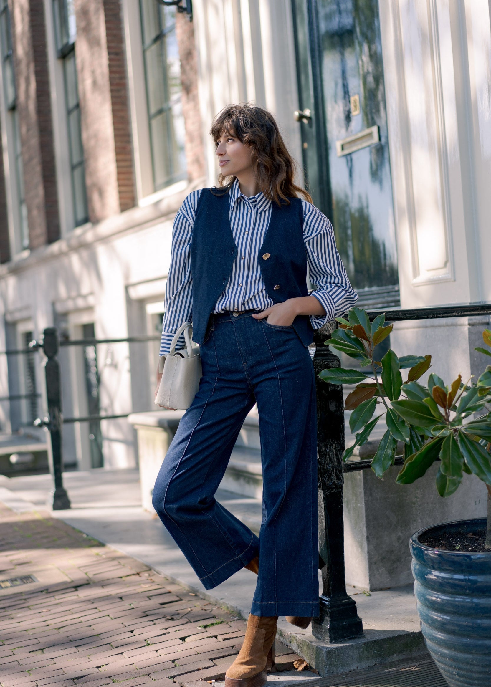 Jean Faustinette - denim brut