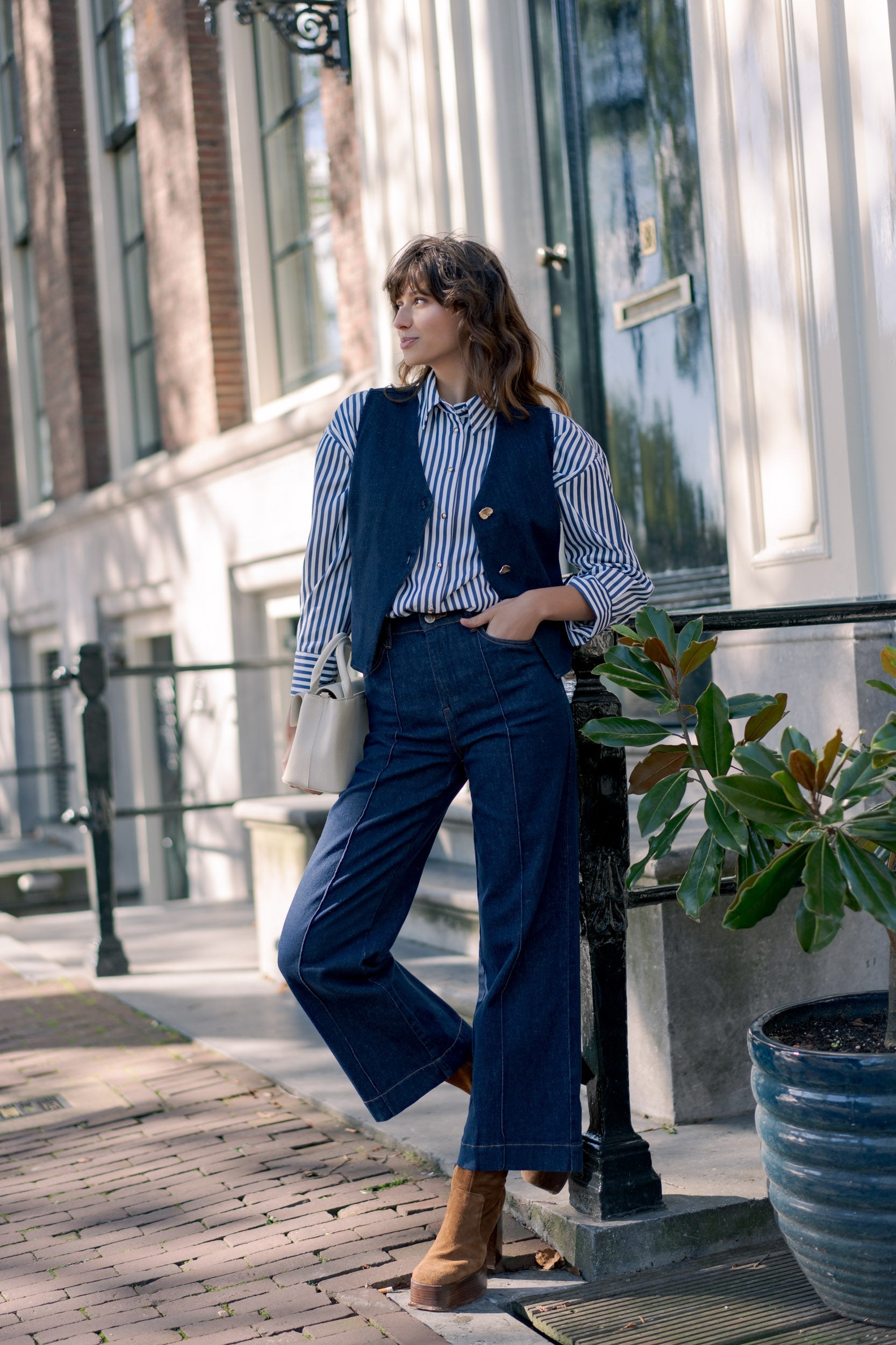 Jean Faustinette - denim brut