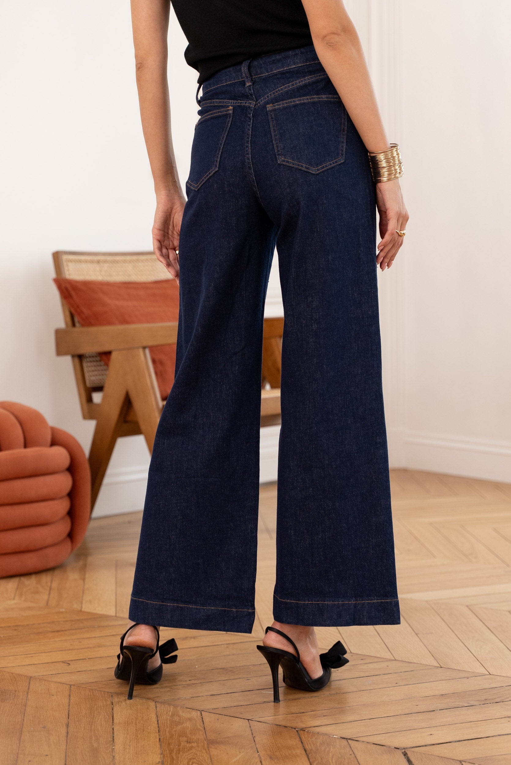 Jean Faustinette - denim brut