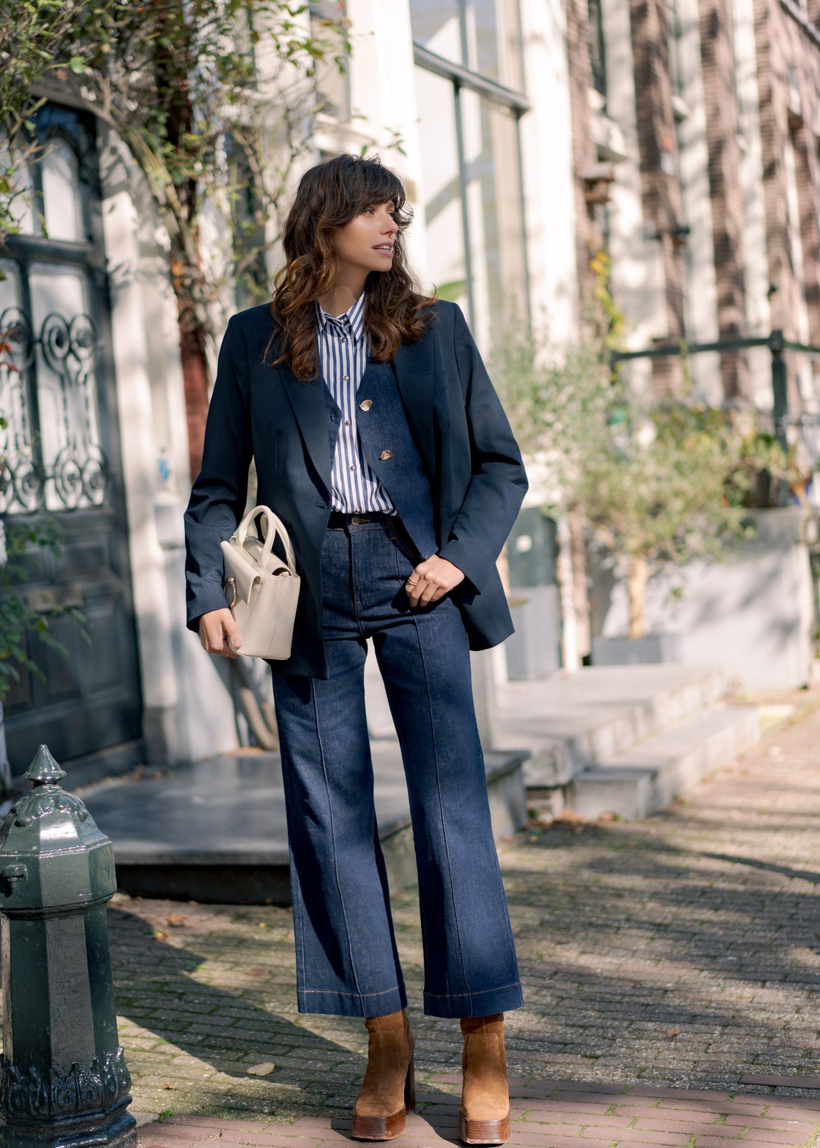 Jean Faustinette - denim brut