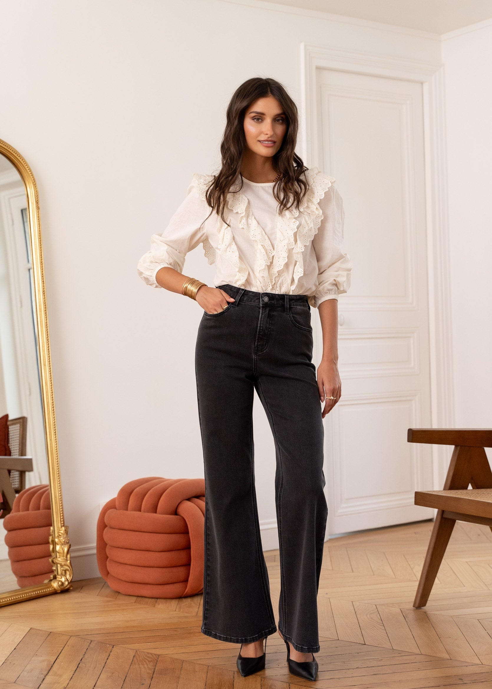 Jean Gabriel - denim gris moyen - Oraije Paris