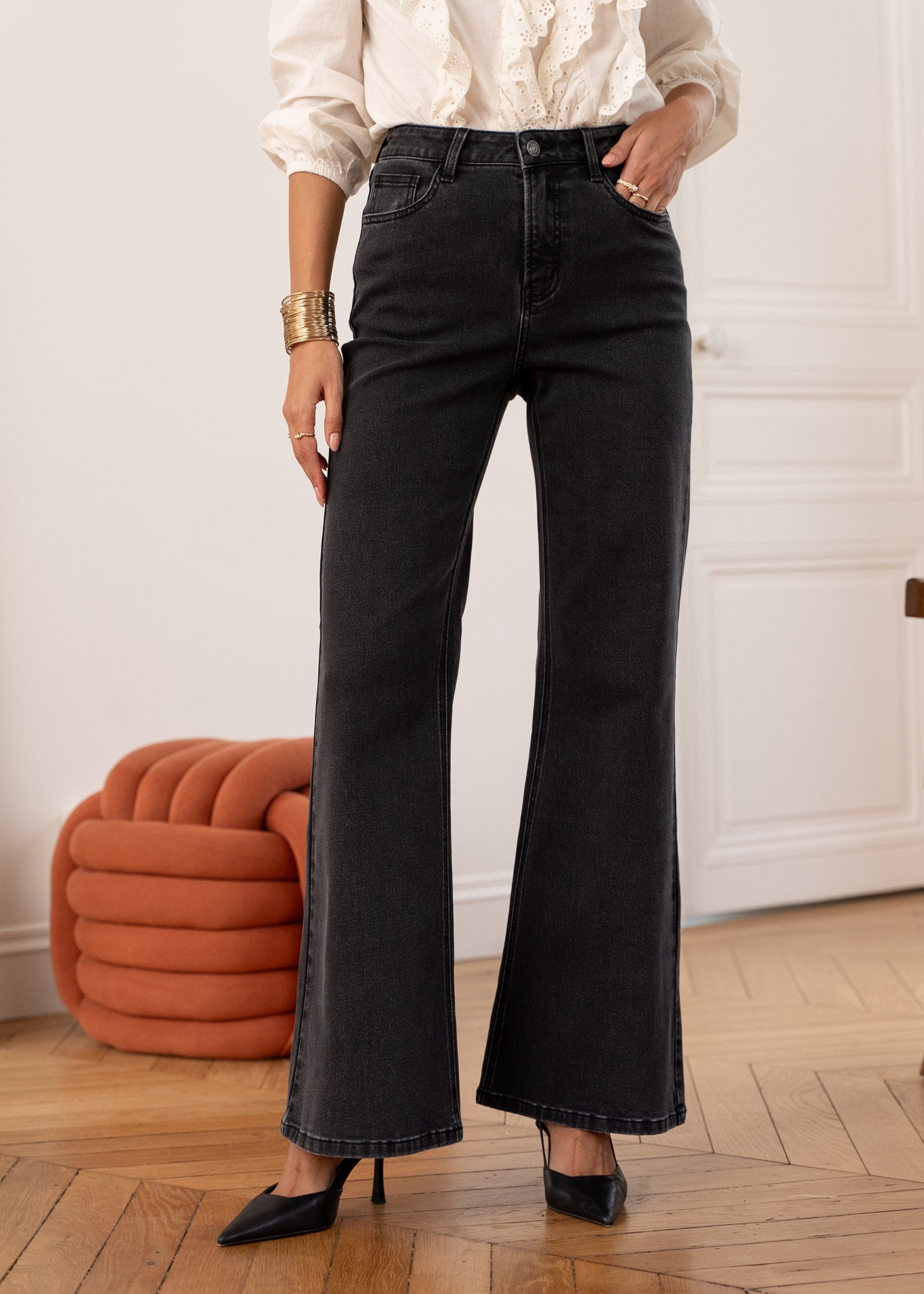 Jean Gabriel - denim gris moyen - Oraije Paris