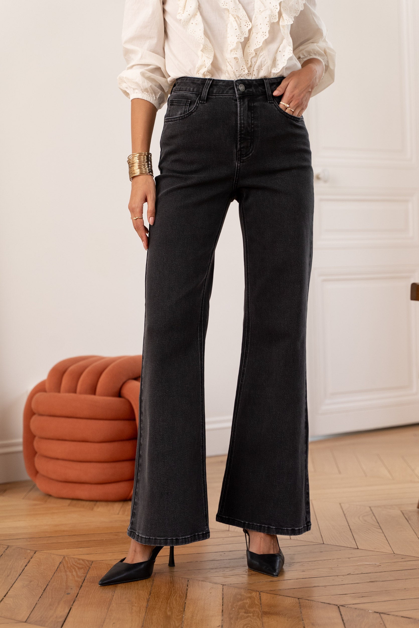 Jean Gabriel - denim gris moyen - Oraije Paris