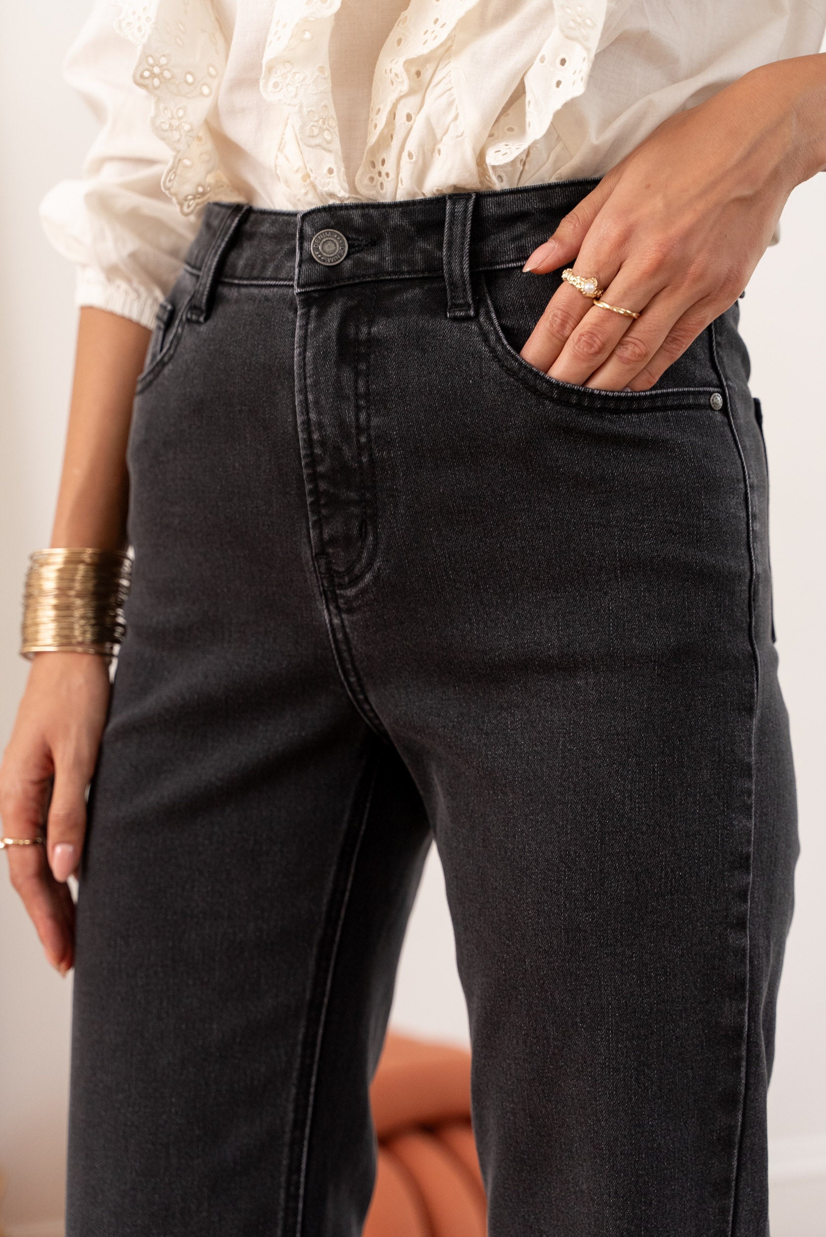 Jean Gabriel - denim gris moyen - Oraije Paris