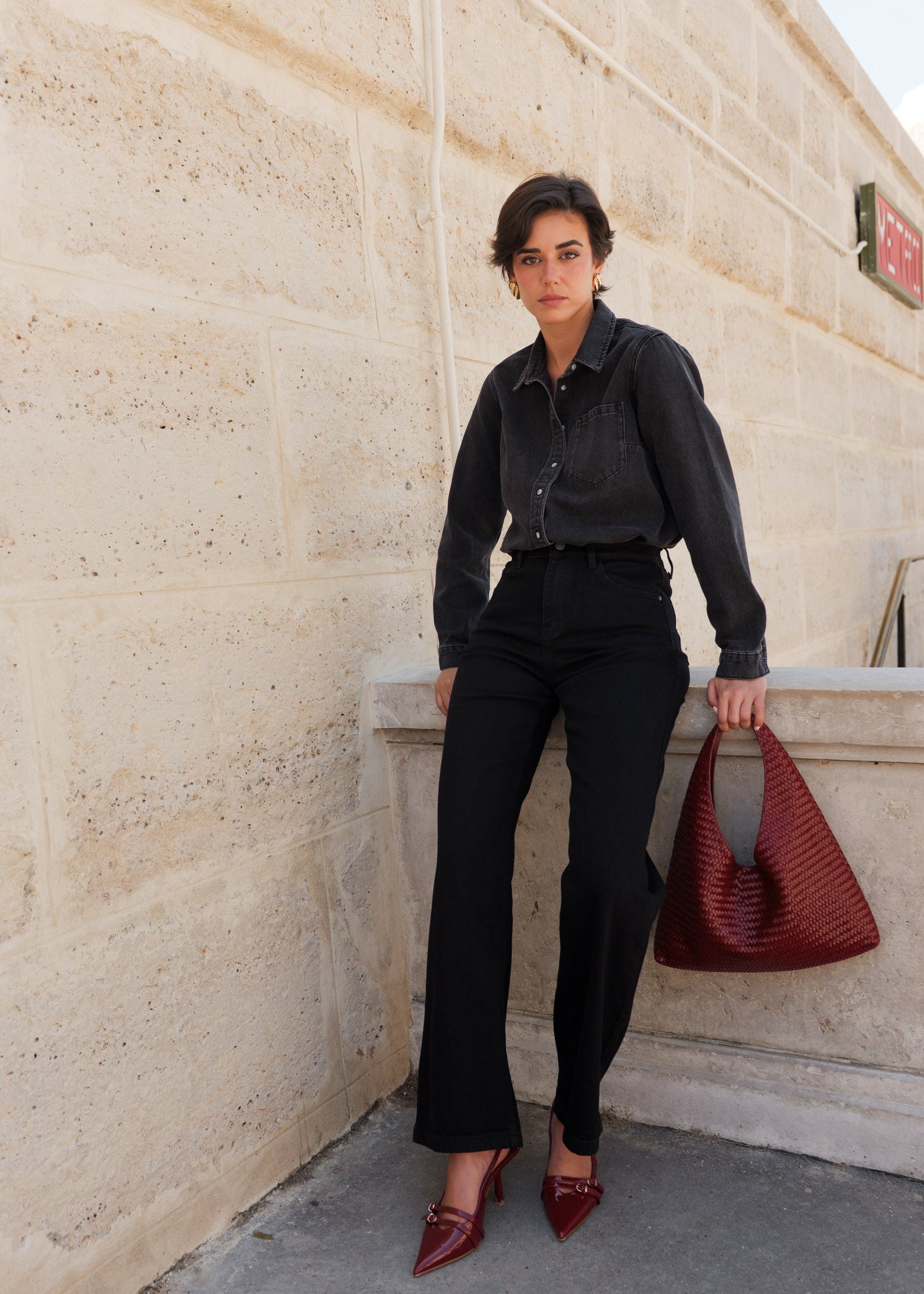 Jean Gabriel - denim noir - Oraije Paris