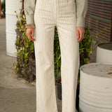 Jean Gabriel - denim rayé naturel