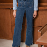 Jean Gaspard - denim bleu foncé - Oraije Paris