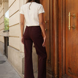 Jean Gaspard - denim bordeaux - Oraije Paris