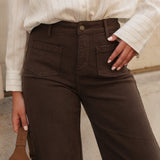 Jean Gaspard - denim chocolat - Oraije Paris